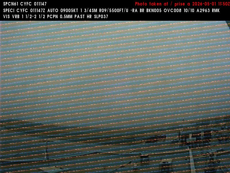 Web Cam image of Fredericton Airport (West)