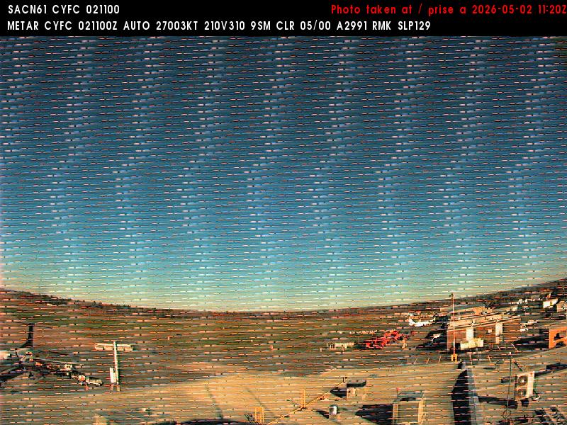 Web Cam image of Fredericton Airport (West)