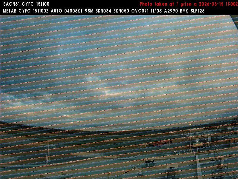 Web Cam image of Fredericton Airport (West)