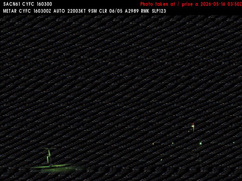 Web Cam image of Fredericton Airport (West)