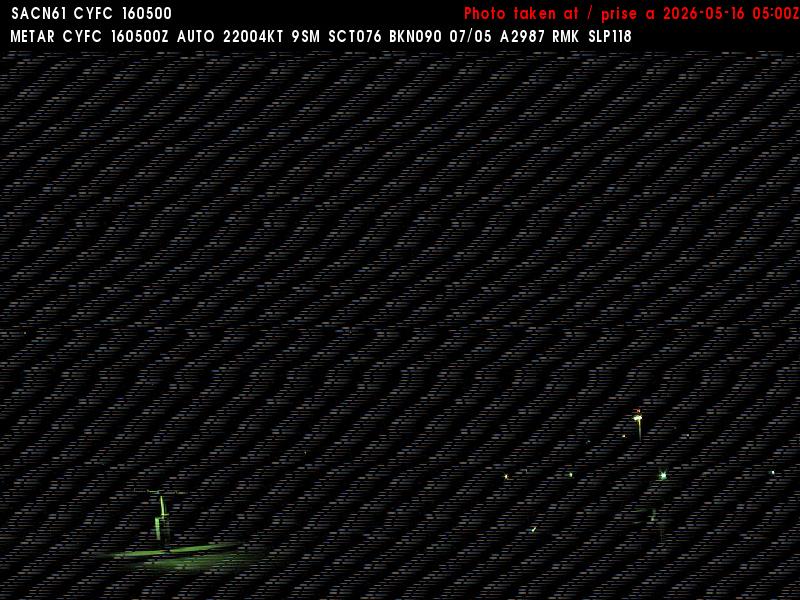 Web Cam image of Fredericton Airport (West)