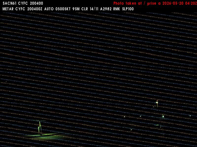 Web Cam image of Fredericton Airport (West)