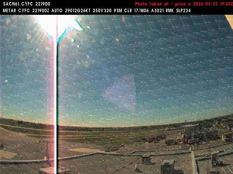 Web Cam image of Fredericton Airport (West)