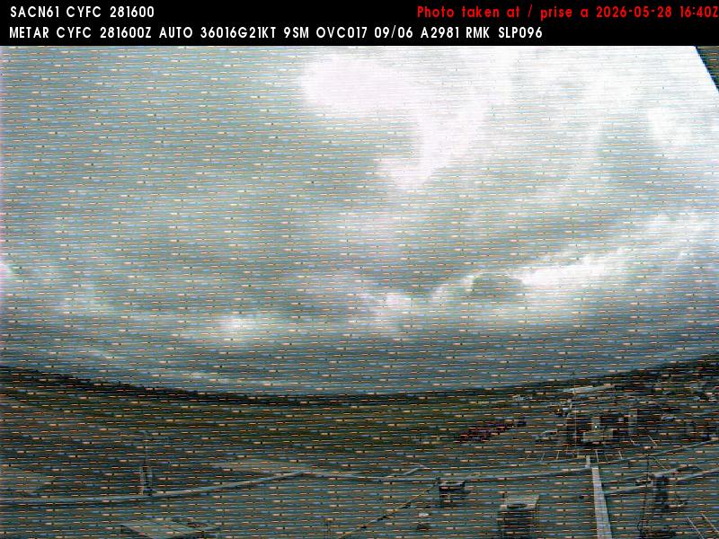 Web Cam image of Fredericton Airport (West)