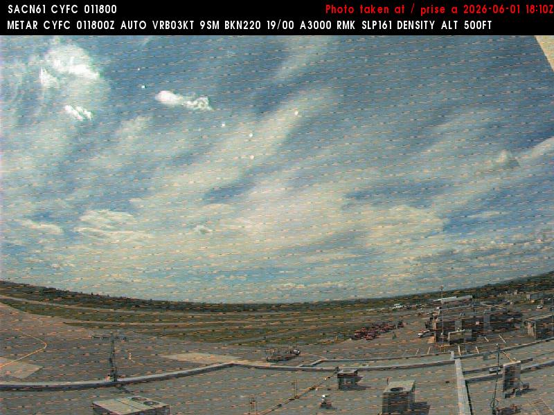 Web Cam image of Fredericton Airport (West)