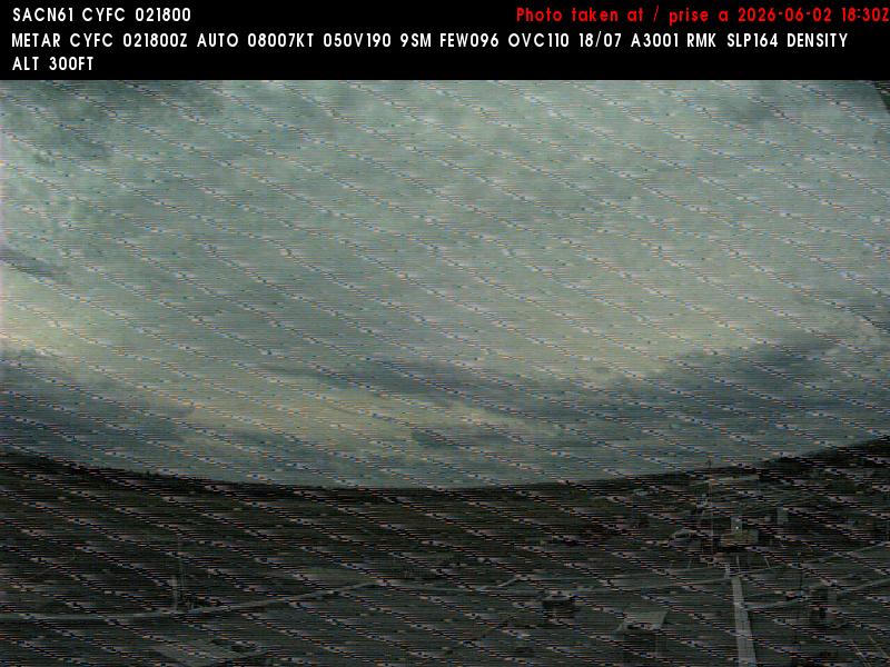 Web Cam image of Fredericton Airport (West)