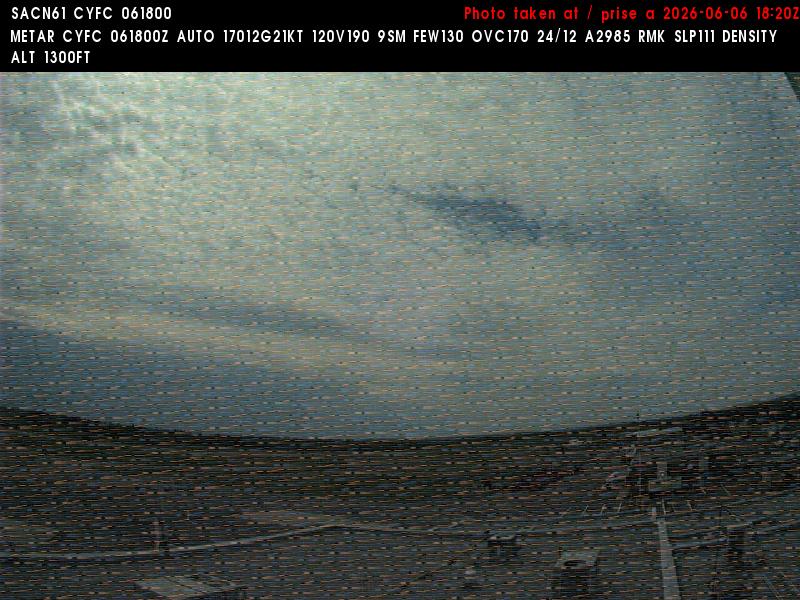 Web Cam image of Fredericton Airport (West)