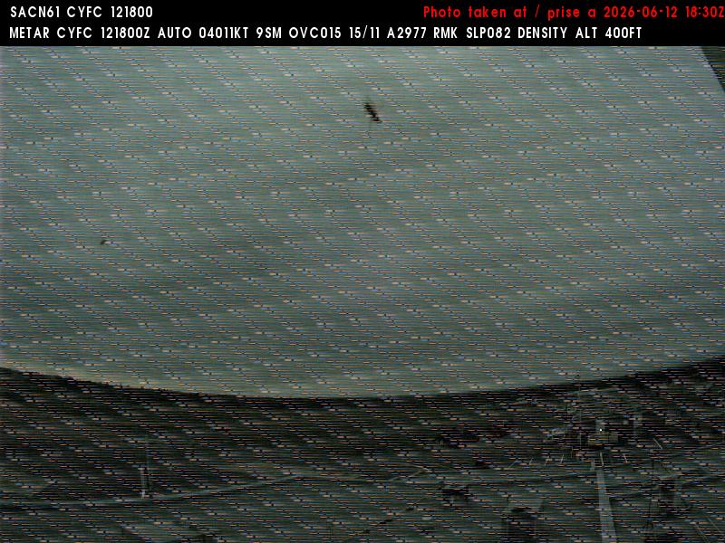 Web Cam image of Fredericton Airport (West)