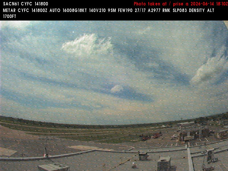 Web Cam image of Fredericton Airport (West)