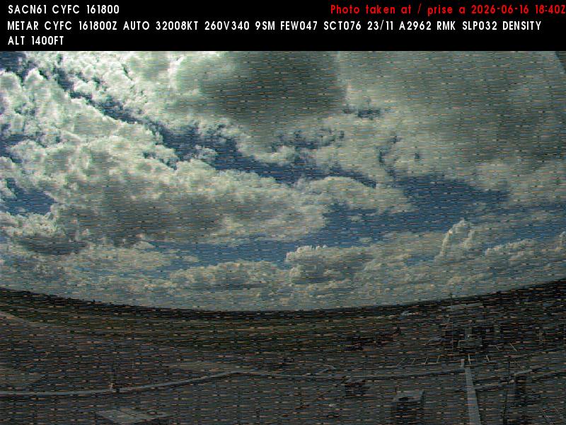 Web Cam image of Fredericton Airport (West)