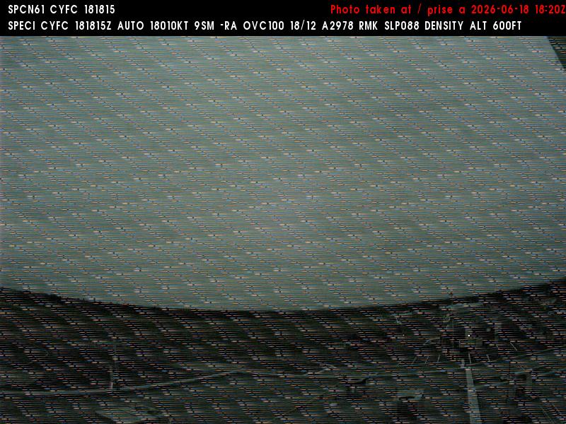 Web Cam image of Fredericton Airport (West)