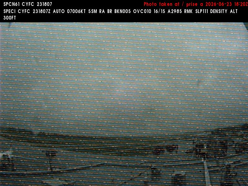 Web Cam image of Fredericton Airport (West)