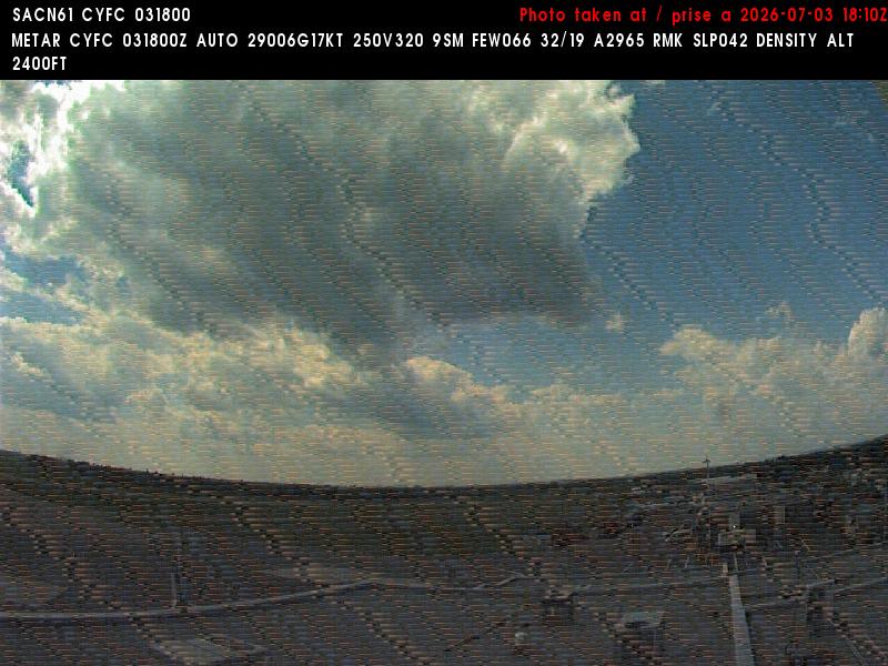 Web Cam image of Fredericton Airport (West)