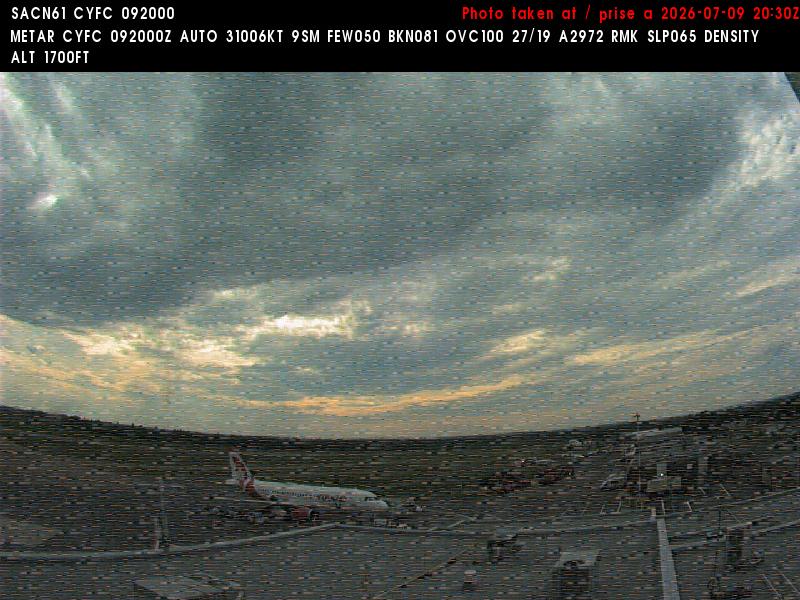 Web Cam image of Fredericton Airport (West)