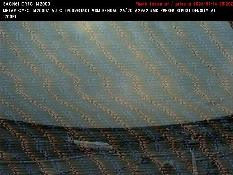 Web Cam image of Fredericton Airport (West)