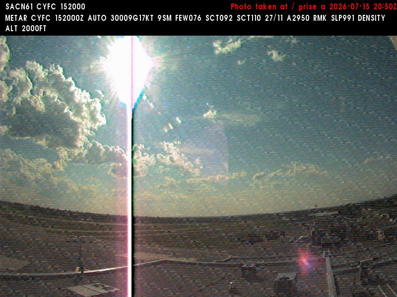 Web Cam image of Fredericton Airport (West)