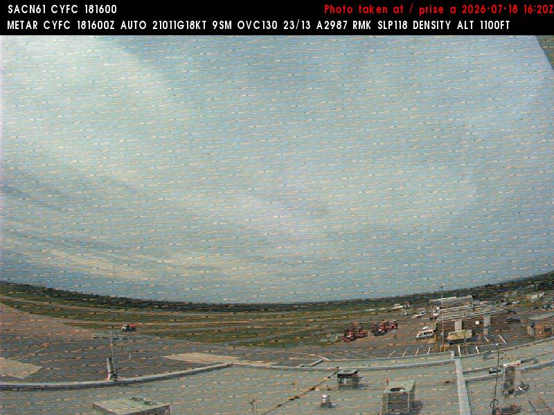Web Cam image of Fredericton Airport (West)