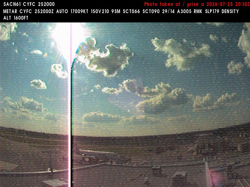 Web Cam image of Fredericton Airport (West)