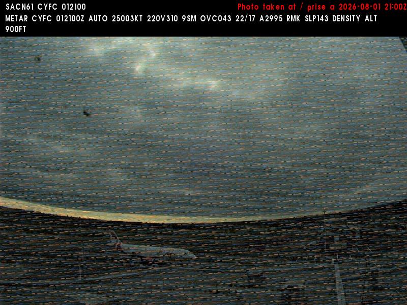 Web Cam image of Fredericton Airport (West)