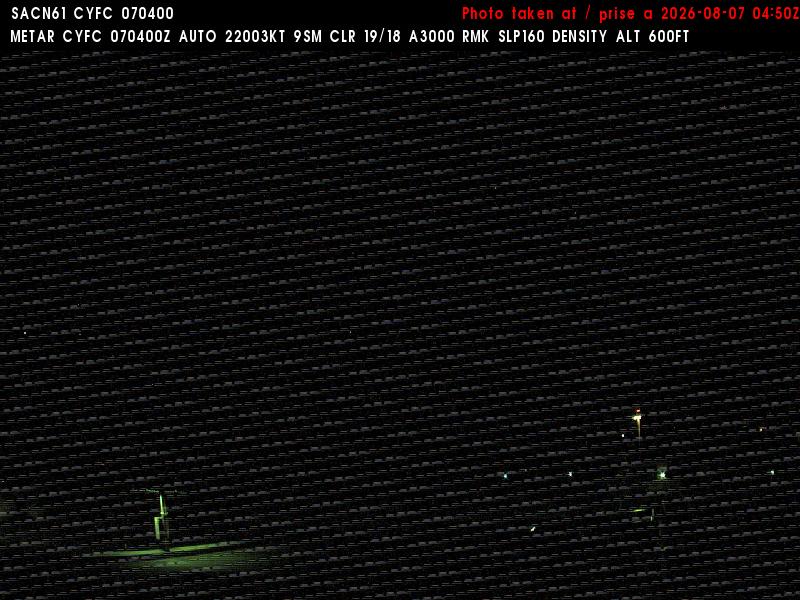 Web Cam image of Fredericton Airport (West)