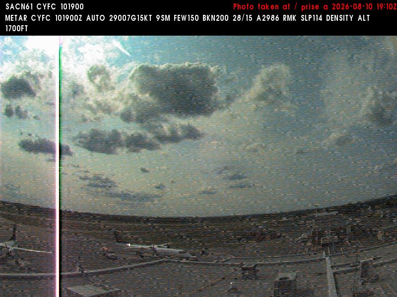 Web Cam image of Fredericton Airport (West)
