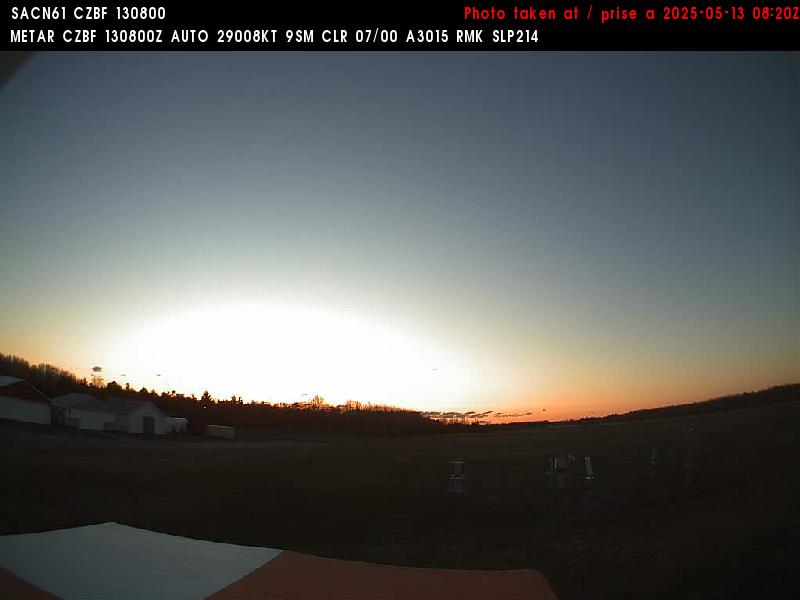 Web Cam image of Bathurst Airport (East)