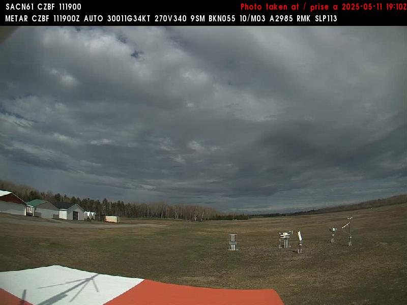 Web Cam image of Bathurst Airport (East)