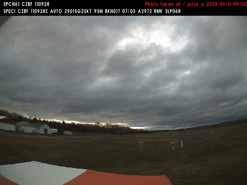 Web Cam image of Bathurst Airport (East)