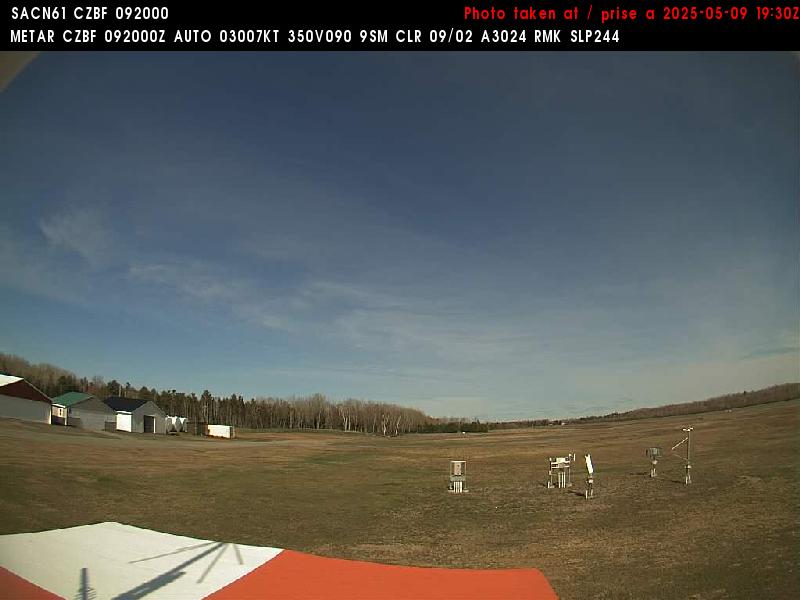 Web Cam image of Bathurst Airport (East)