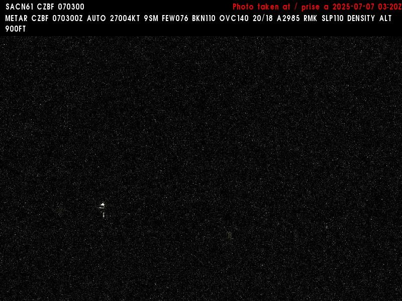 Web Cam image of Bathurst Airport (East)