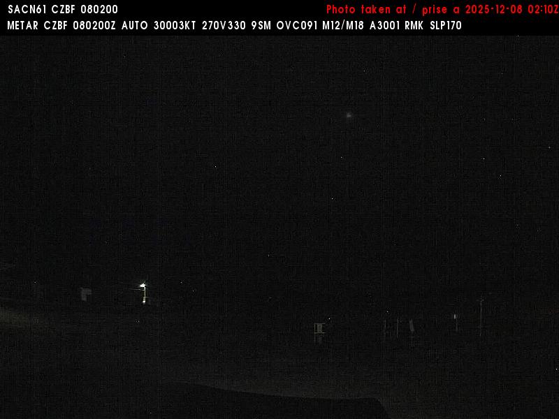Web Cam image of Bathurst Airport (East)