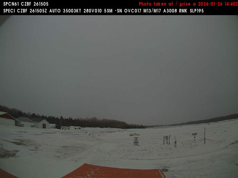 Web Cam image of Bathurst Airport (East)