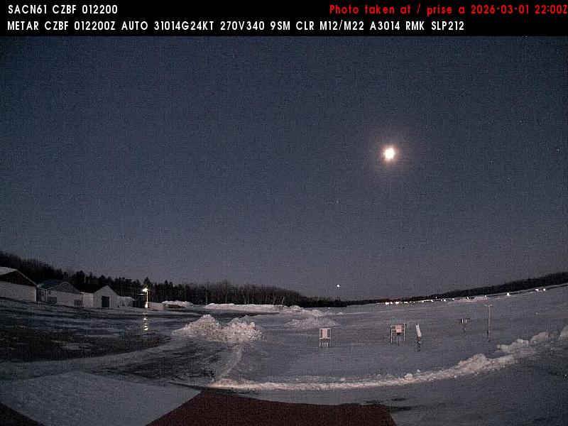 Web Cam image of Bathurst Airport (East)