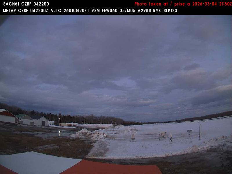 Web Cam image of Bathurst Airport (East)