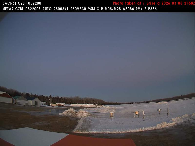 Web Cam image of Bathurst Airport (East)