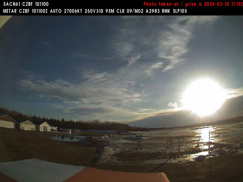 Web Cam image of Bathurst Airport (East)