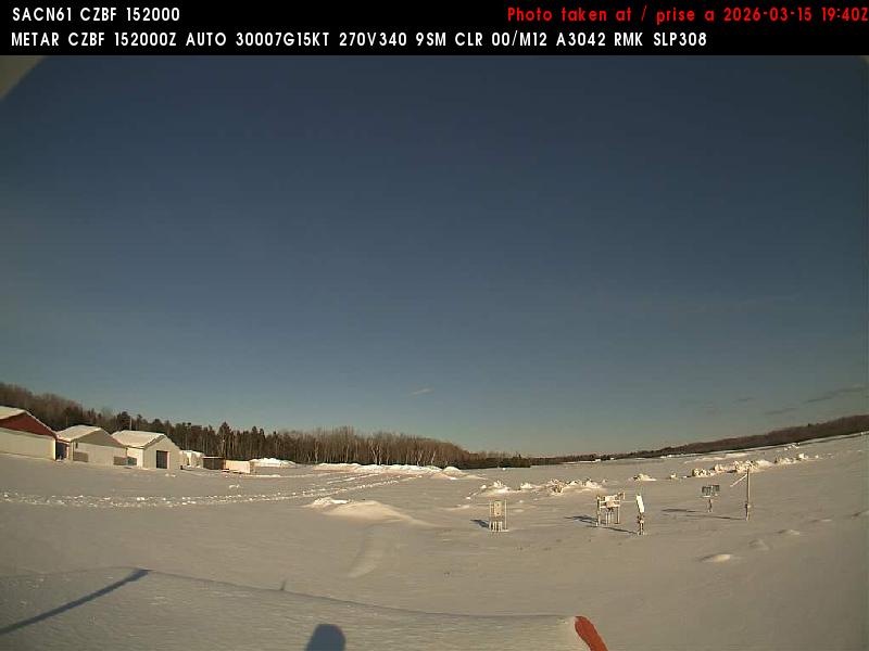 Web Cam image of Bathurst Airport (East)