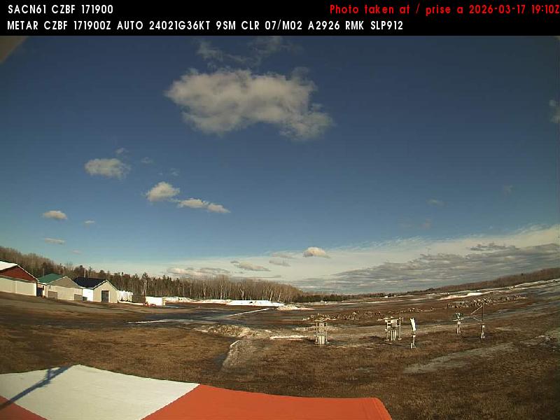 Web Cam image of Bathurst Airport (East)