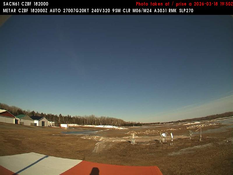 Web Cam image of Bathurst Airport (East)