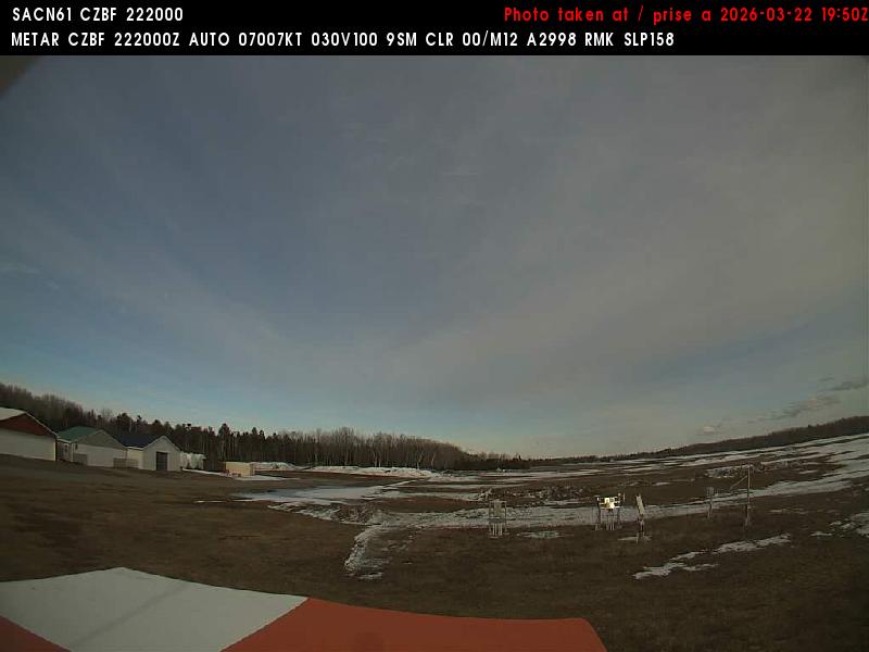 Web Cam image of Bathurst Airport (East)