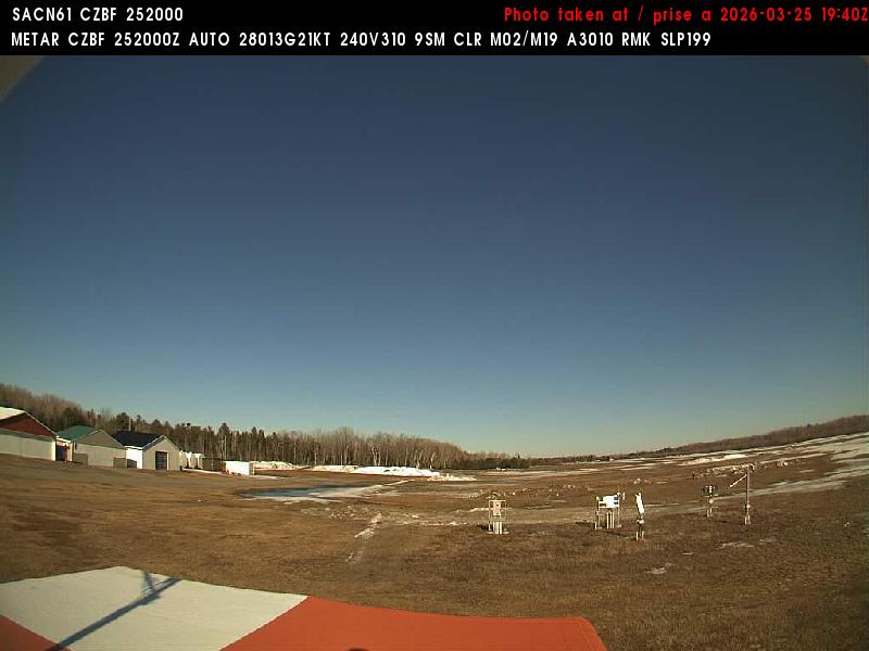 Web Cam image of Bathurst Airport (East)