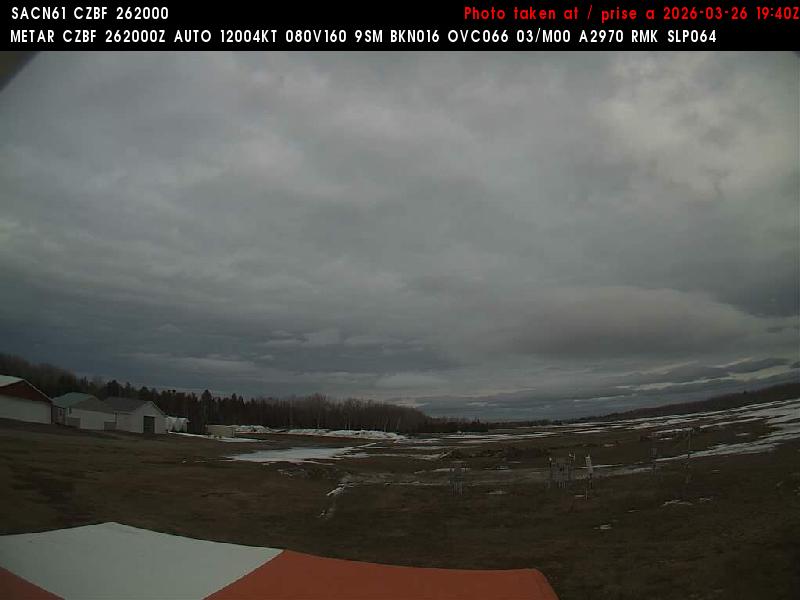 Web Cam image of Bathurst Airport (East)