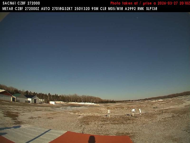 Web Cam image of Bathurst Airport (East)