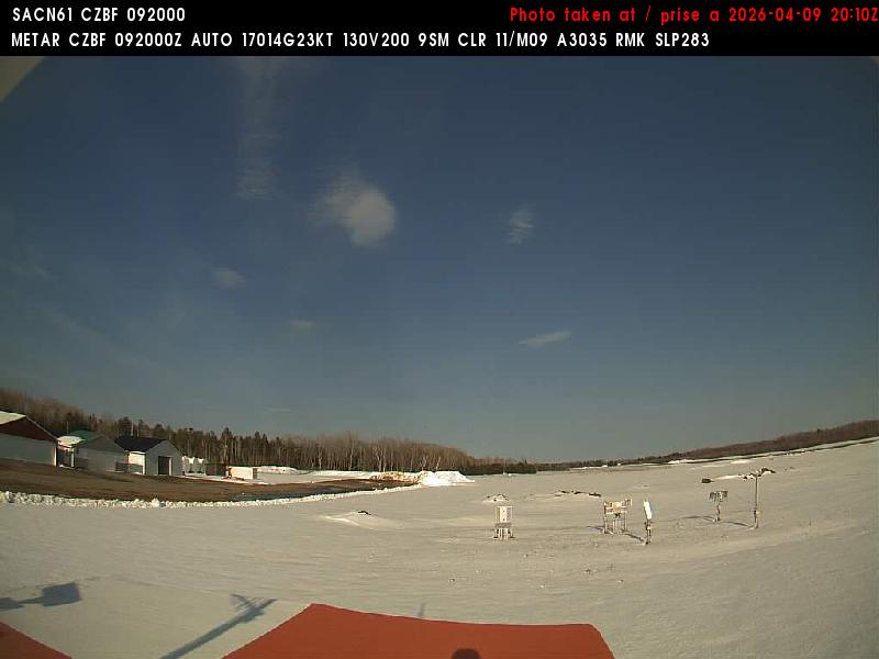 Web Cam image of Bathurst Airport (East)