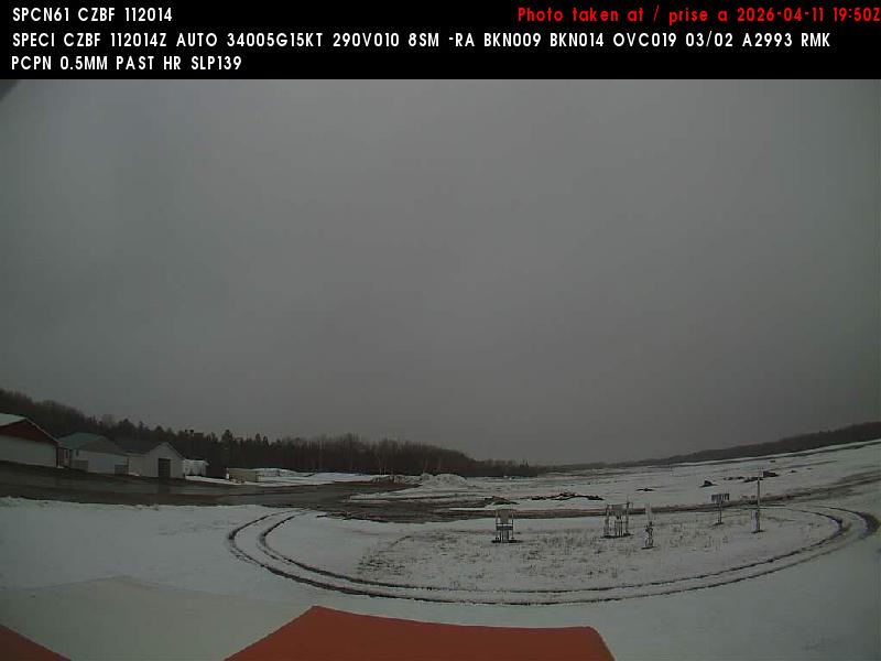Web Cam image of Bathurst Airport (East)