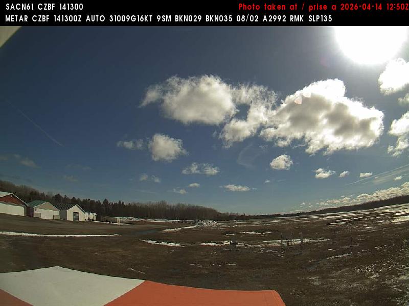 Web Cam image of Bathurst Airport (East)