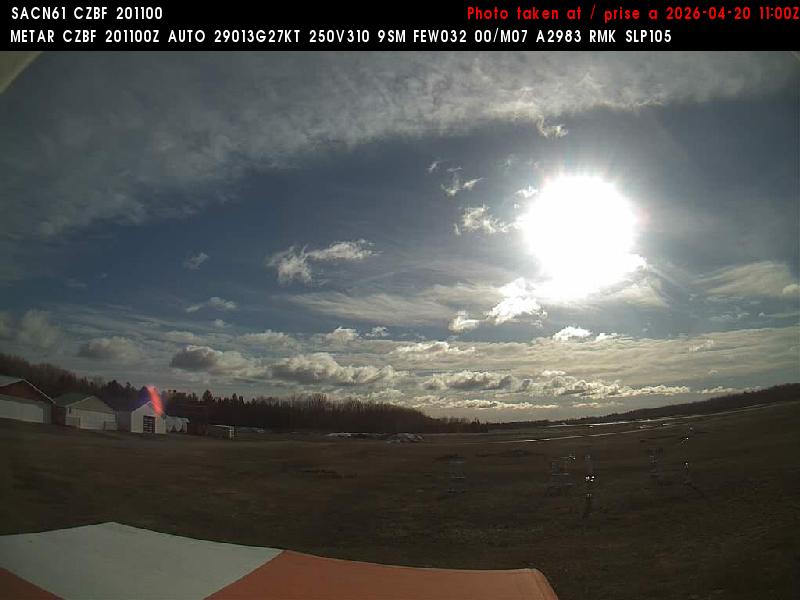 Web Cam image of Bathurst Airport (East)