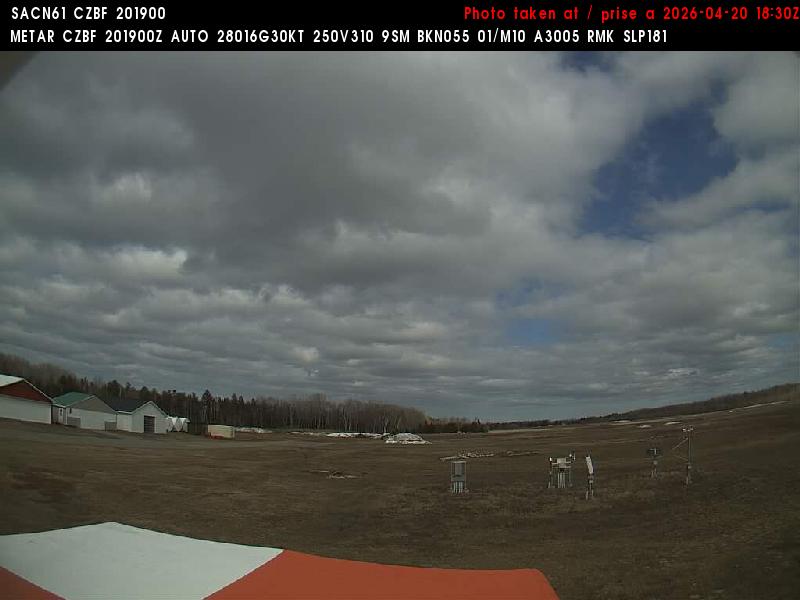 Web Cam image of Bathurst Airport (East)