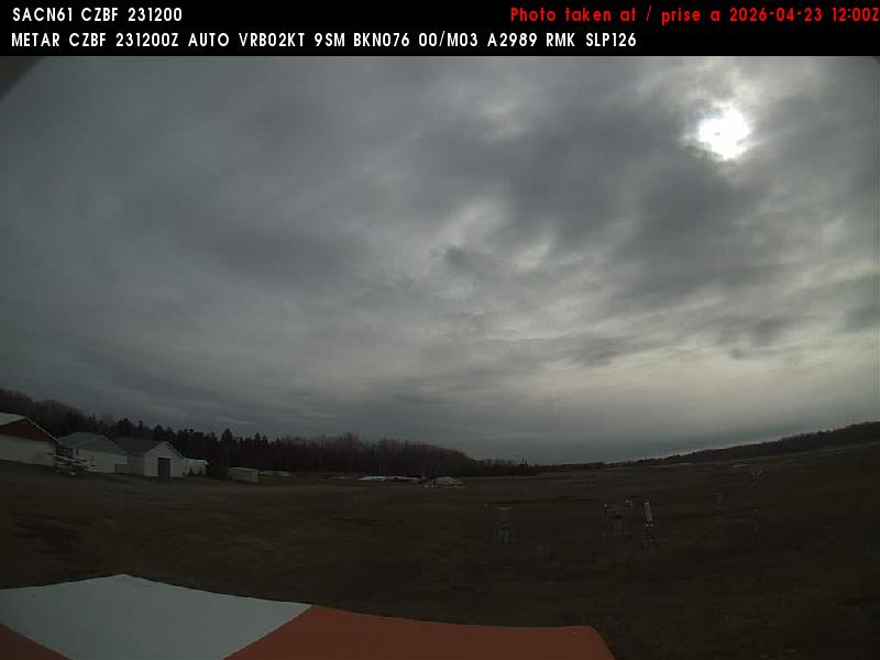 Web Cam image of Bathurst Airport (East)