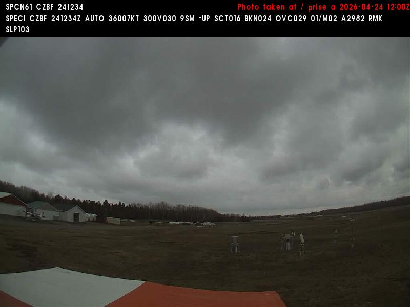 Web Cam image of Bathurst Airport (East)